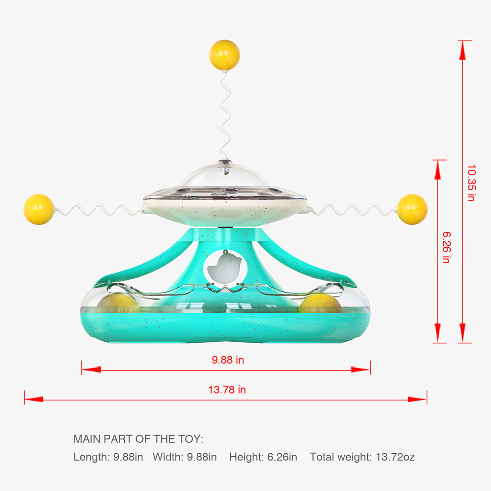 Turntable Ball Interactive Cat Toy