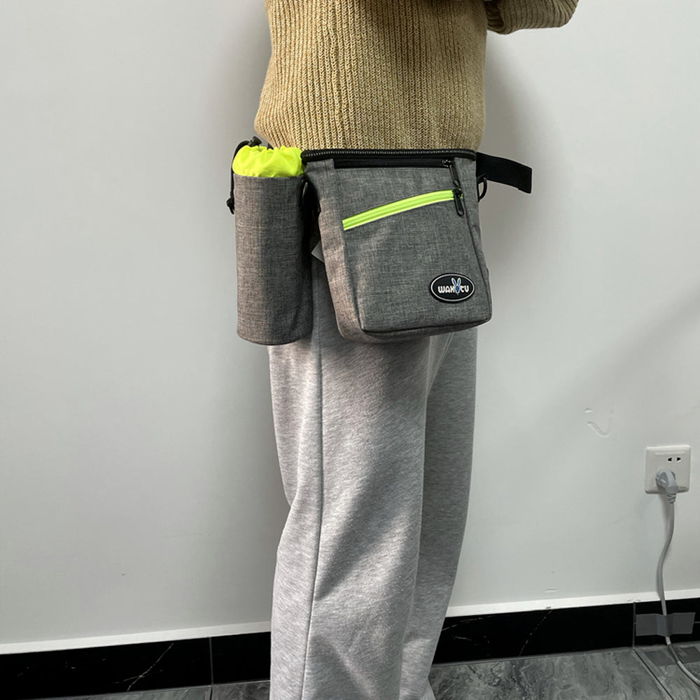 Built In Poop Bag Dispenser Dog Training Pouch