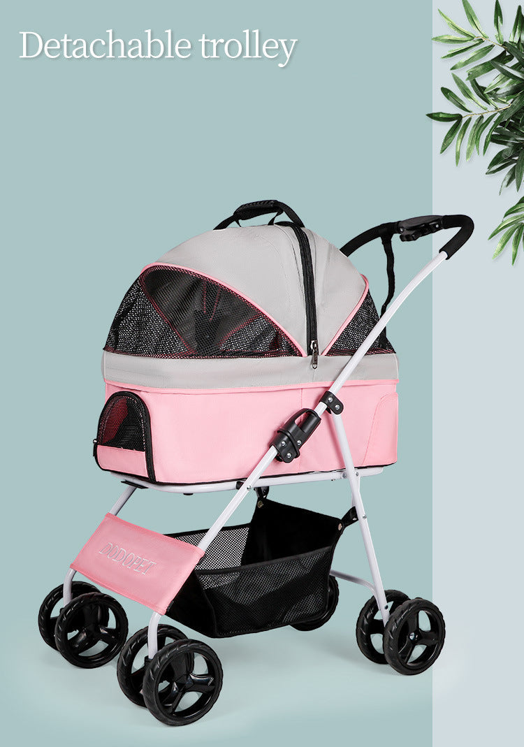 Luxury Pet Dog Cart Trolley