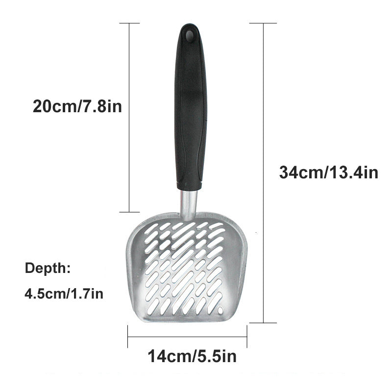 Large Aluminium Alloy Cat Litter Scooper