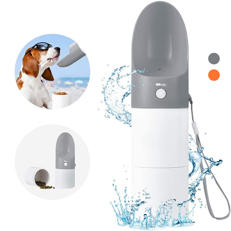 2 In 1 Detachable Dog Water Bottle