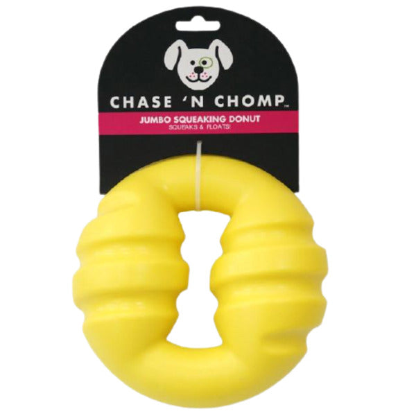 Squeaky Donut Springy Floatable Dog Toys
