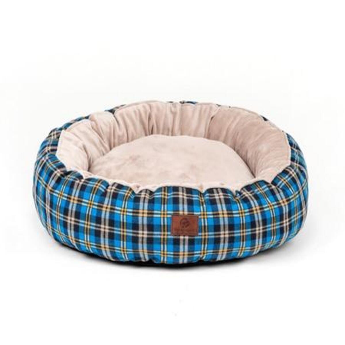 Crystal Plush Fleece Round Dog Bed - Bark ‘n’ Paws