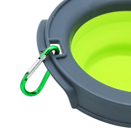 Outdoor Silicone Double Dog Bowl