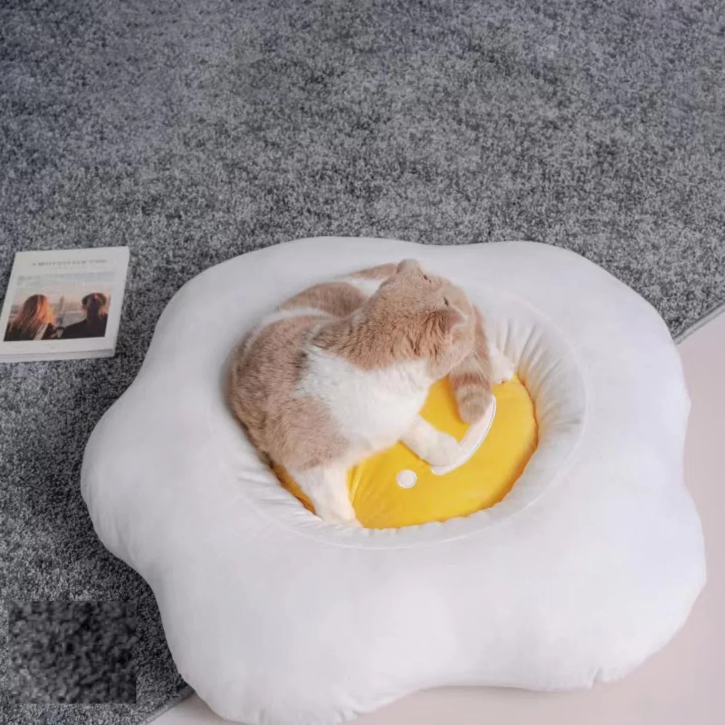 Poached Egg Cozy Pet Bed