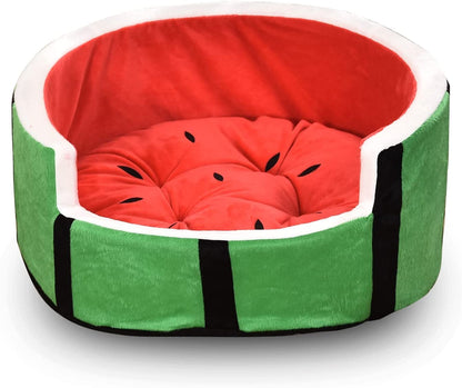 Cute Cotton Watermelon Dog Bed