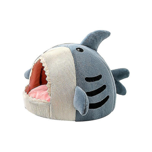 Shark Shape Warm Winter Pet House