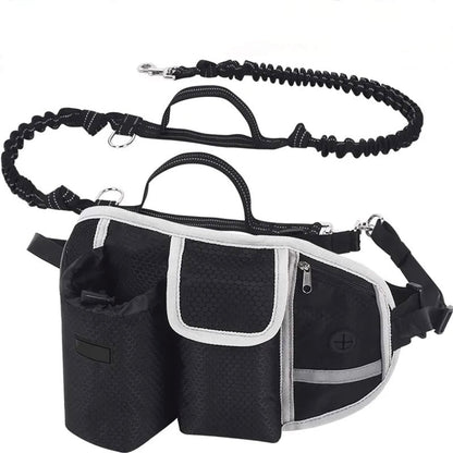 Bungees Reflective 2 Handles Dog Leash