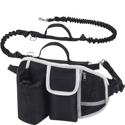 Bungees Reflective 2 Handles Dog Leash