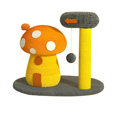 Catural Linen Cat Climbing Scratching Post