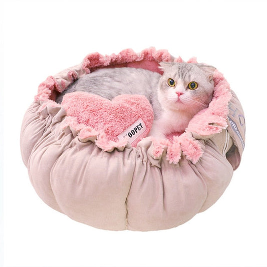 Cozy Fluffy Pet Warm Bed
