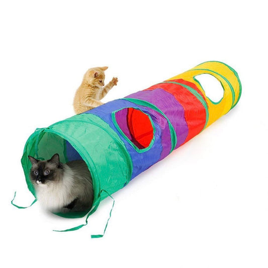 Indoor Collapsible Cat Tunnel