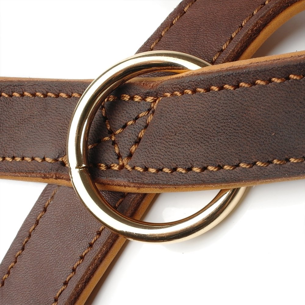 Genuine Leather No Pull Dog Harness