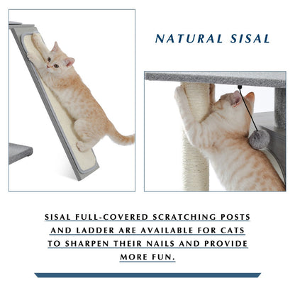 Multi Level Modern Cat Tree Tower