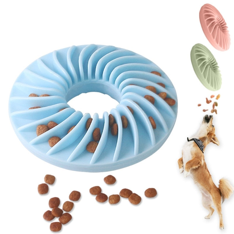 Interactive Soft Round Pet Slow Feeder