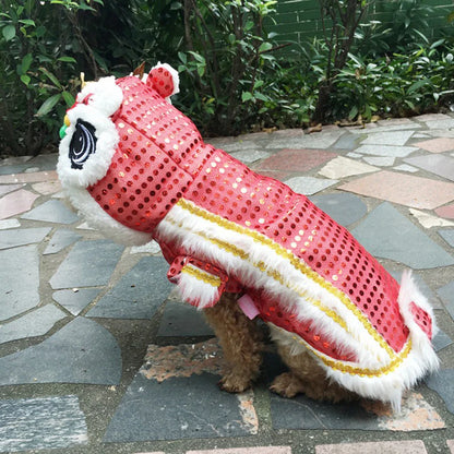 Chinese New Year Dog Lion Cosplay Costume