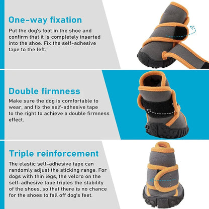 Cross Strap Soft Dog Shoes