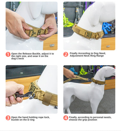 High Quality Tactical Dog Collar & Leash Set