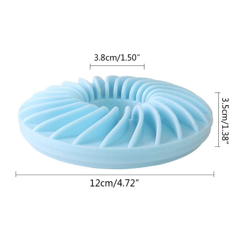 Interactive Soft Round Pet Slow Feeder