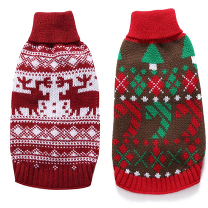 Cozy Knitted Dog Christmas Sweater
