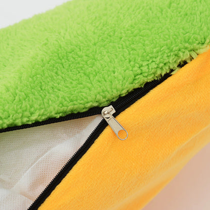 Funny Hot Dog Cozy Bed