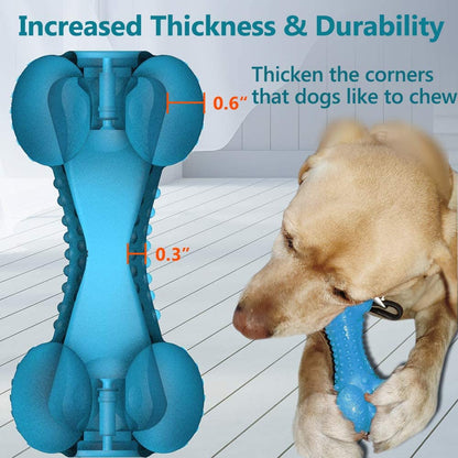 Squeaky Rubber Dog Chewy Toys