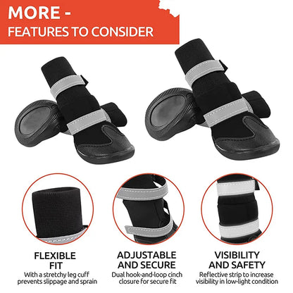 Waterproof Winter Dog Boots