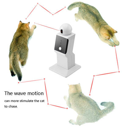 Electric Laser Pointer Cat Robot Toy