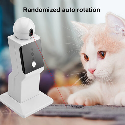 Electric Laser Pointer Cat Robot Toy