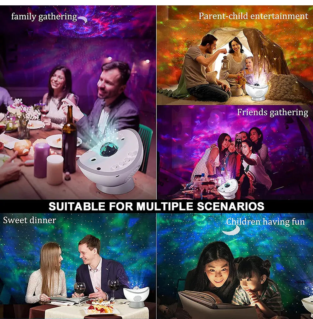 LED USB Christmas Sky Galaxy Projector