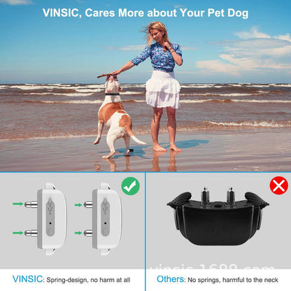 300m Remote Control Mini Dog Bark Collar