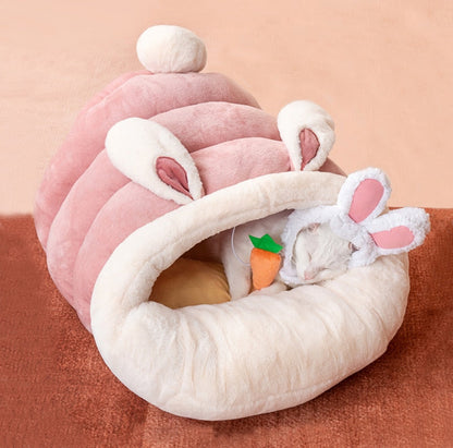 Deep Sleep Calming Cozy Cat Bed