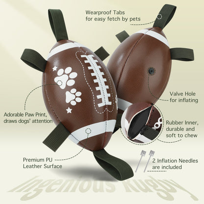 Dog Football Tug Of War Toys