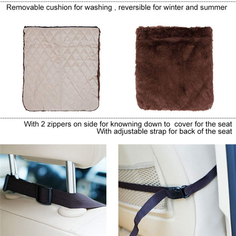 Luxury Dog Travel Car Seat Bed