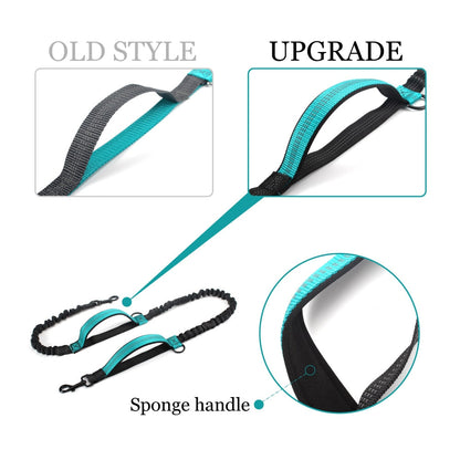 Hands Free Dog Leash Dual Padded Handle