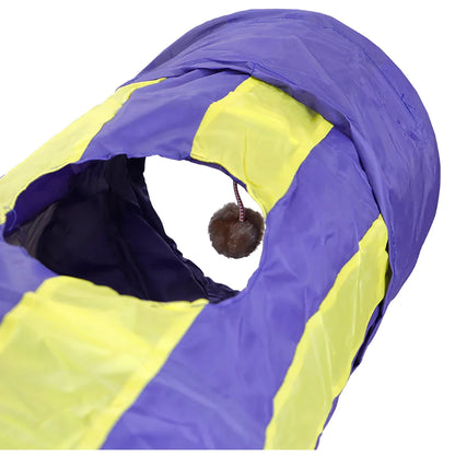 4 Holes Foldable Cat Tunnel Tube