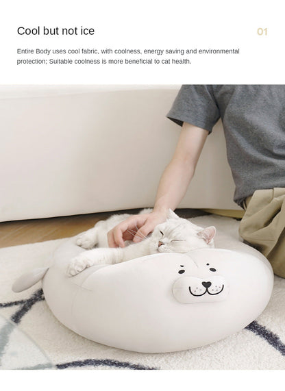 Ice Silk Seal Summer Cool Pet Bed
