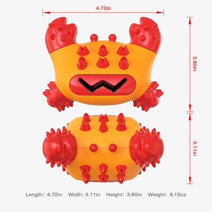Interactive Tough Dog Crab Toy