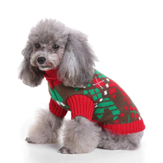Cozy Knitted Dog Christmas Sweater