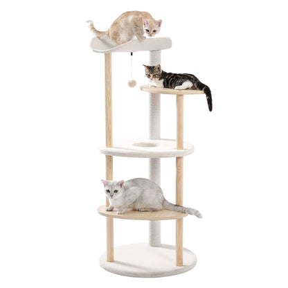 Multi Floor Cat Sisal Scratching Tower