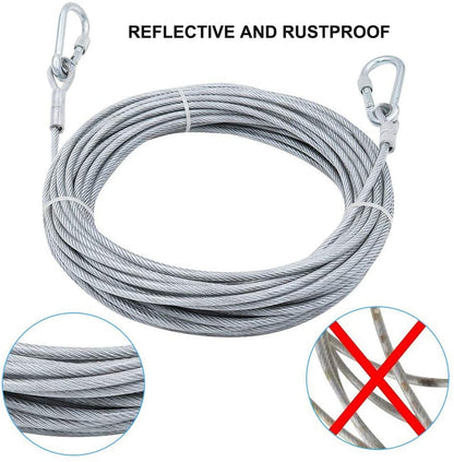 Heavy Duty Steel Wire Cable Dog Leash