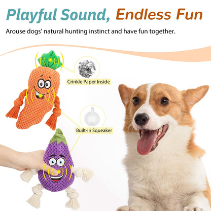 Dog Plush Cotton Rope Chew Toy