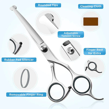 Professional Quality Dog Scissors Grooming Kit