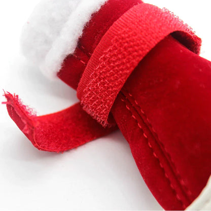 Fleece Winter Warm Dog Shoes