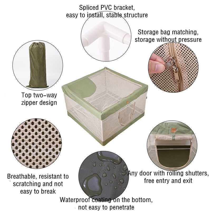 Portable Foldable Pet Playpens