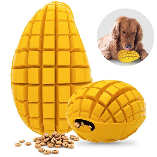 Indestructible Mango Dog Food Dispenser Toy