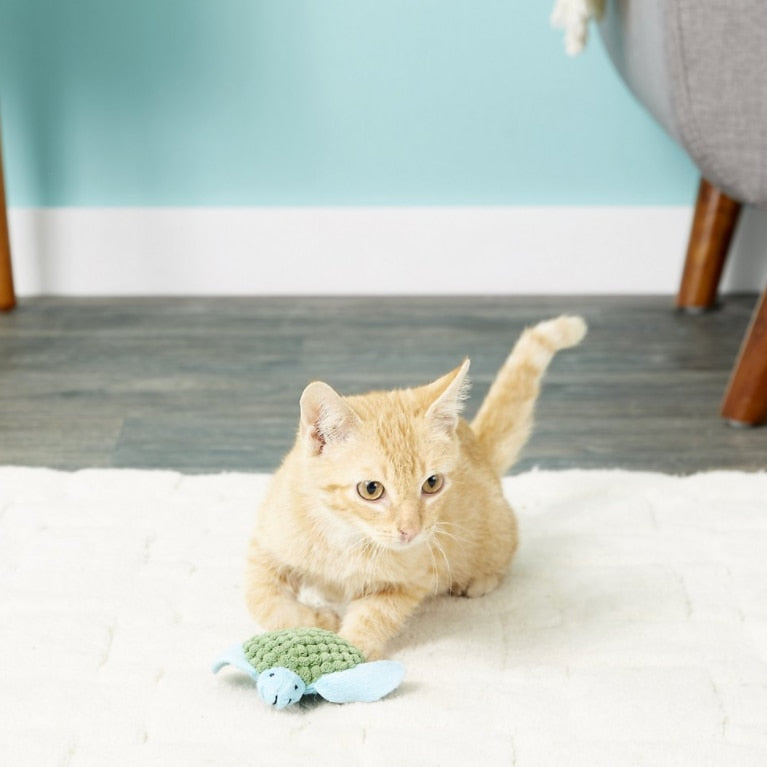 Refillable Turtle Catnip Cat Toy