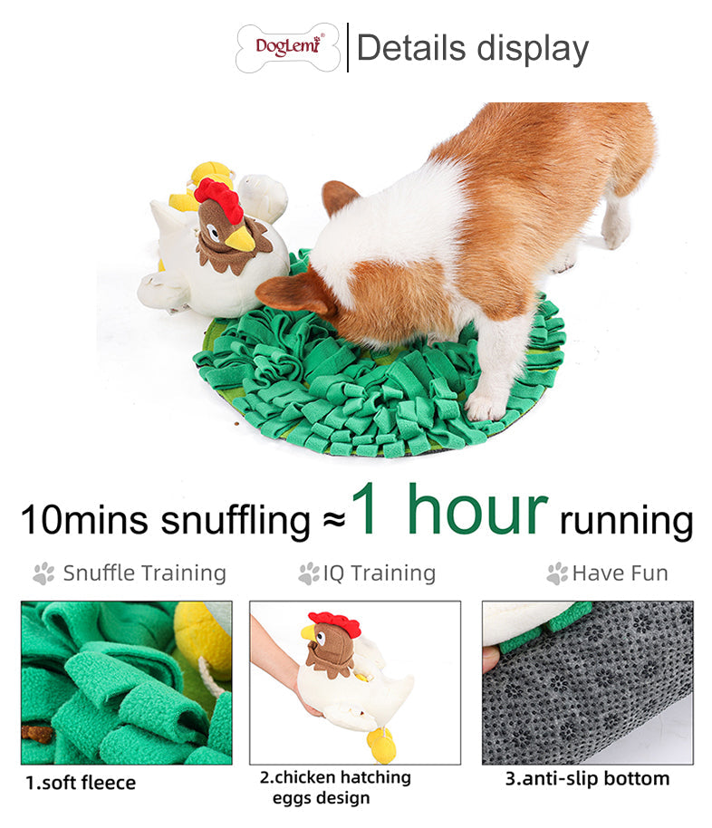IQ Training Soft Dog Snuffle Mat