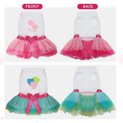 Cute Fashion Printed Dog Dress