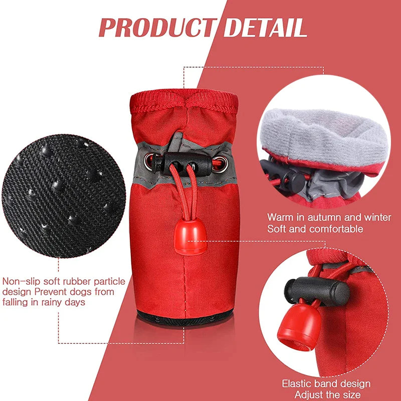 Breathable Warm Fleece Dog Shoe